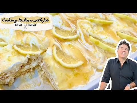 World's Best Lemon Tiramisu Recipe Easy | Cooking Italian with Joe