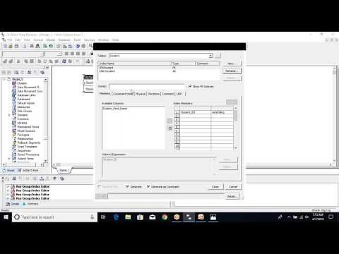 Data Modeling with Erwin - Index
