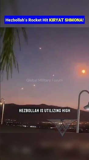 New Footage of Hezbollah’s Nighttime Barrage