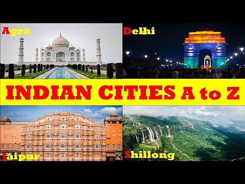 Indian City - India City – City Names of India with Pictures from A to Z – City Names ‪@KuboEnglishVocabulary‬