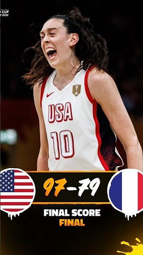 USA Beat France 97-79 to Win the World Cup Final 🥇