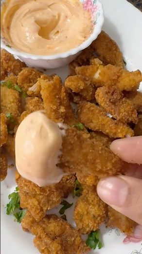 Crispy Chicken Fingers Recipe |Super Crunchy & Easy Snack