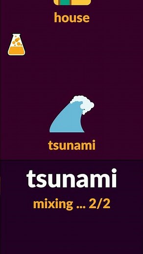 Use the TSUNAMI in Little Alchemy 2