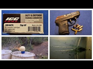 ICC Ammo 380 acp frangible hollow point 75gn