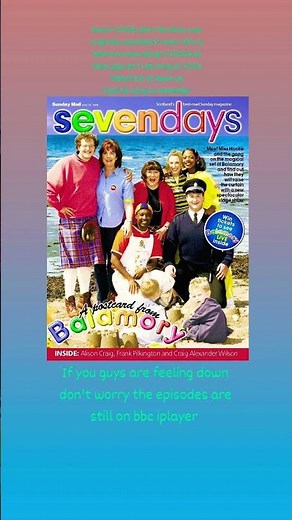 if the 2026 reboot of balamory comes out next week you can go through the 2005 original #british