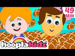 Hot Cross Buns Ep 75 | Hooplakidz Classic Nursery Rhymes