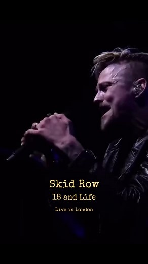 Erik Grönwall: 18 and Life by Skid Row Live