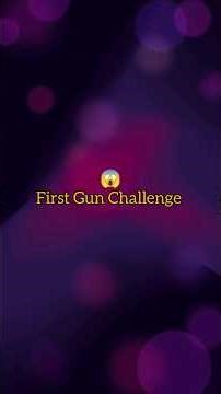 First Gun Challenge! #freefire #shorts #challenge