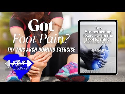Foot Arch Doming Exercise for Foot & Ankle Pain (Quick Demo)