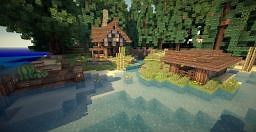 Custom Island w/ Small Village | Cinematic & Download! Minecraft Map