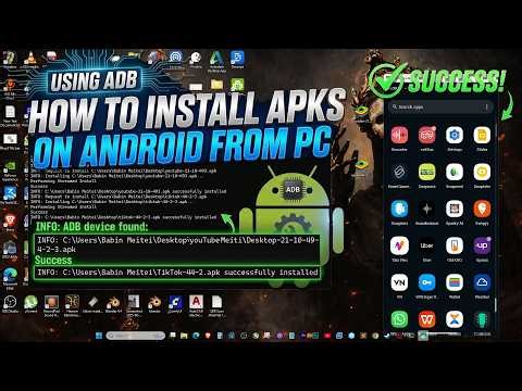 How to Install APK on Android Phone from PC Using ADB
