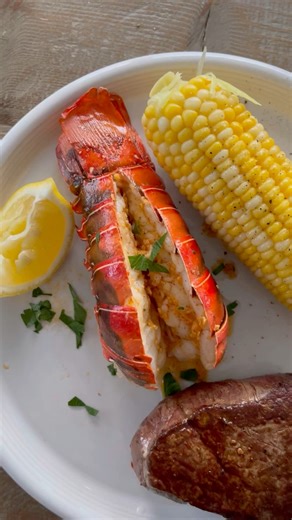 Easy, Air Fryer Lobster Tails with Garlic Paprika Butter that take less than 10 minutes to cook in the air fryer, perfect if you want to make surf and turf 🦞– from the Skinnytaste Air Fryer Dinners Cookbook: 75 Healthy Recipes for Easy Weeknight Meals. Recipe in the comments! #lobster #surfandturf #airfryerrecipes #airfryer #seafood #skinnytaste | Skinnytaste