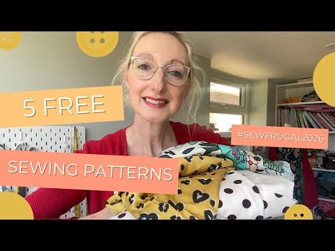 5 Free Sewing Patterns to Sew for Spring / Summer 2026 - #sewfrugal26 