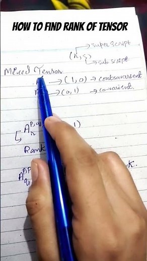 how to find the rank of tensor ..!