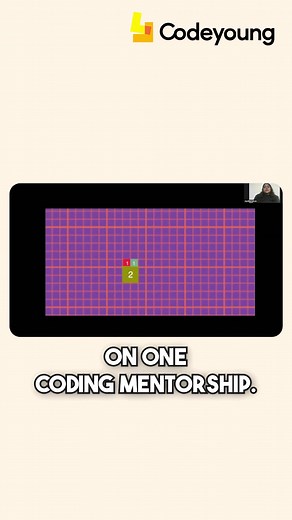 💻 Kids are already on screens, but why not make it productive? 🚀 With Codeyoung’s 1-on-1 coding mentorship, your child can turn screen time into a learning adventure! 🎮🧑‍💻 Instead of just playing games, they can create their own games and apps, mastering coding and AI skills that will shape their future! 🌟👾 | Codeyoung