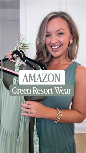 Ashley | Amazon Fashion Finds on Instagram: "Amazon Green Resort Wear💚🌴 Comment SHOP ⬇️ for a DM w/🔗! These are perfect for your next warm weather vacation, cruise, spring break or beach trip. I’m 5’5” Size 8/10 Wearing Size Medium in most!🌴 (Green and cream floral mini dress wearing Large) ⬇️Comment SHOP for a DM w/🔗 🛍️ or shop Amazon Storefront link in bio! URL: https://urlgeni.us/amzn/GreenResortWear LinkDM *159* #summerdress #amazonfashion #resortstyle #amazonfashionfinds #midsizefashi