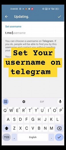 How to Set Username On Telegram | How to set username in telegram| Add username in telegram |