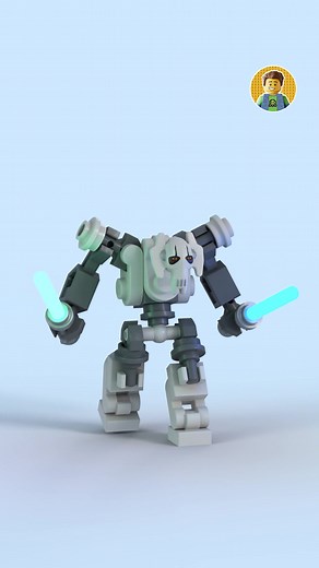 LEGO General Grievous🤖🦾🦿 #trending #lego #animation | BILL BRICKS