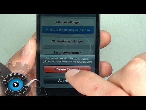 iPhone 4/4S 5 Daten Sicher Entfernen Löschen Werkseinstellung Zurücksetzen [HD]