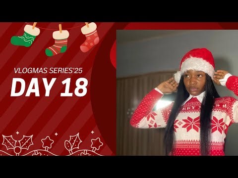 Vlogmas Day 18 🎄✨|Bts and prep for my Gratitude challenge video |.