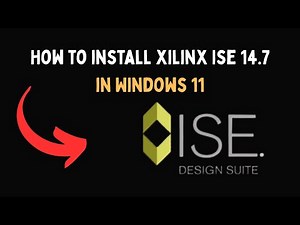 How to install xilinx Ise 14 7 in Windows 11