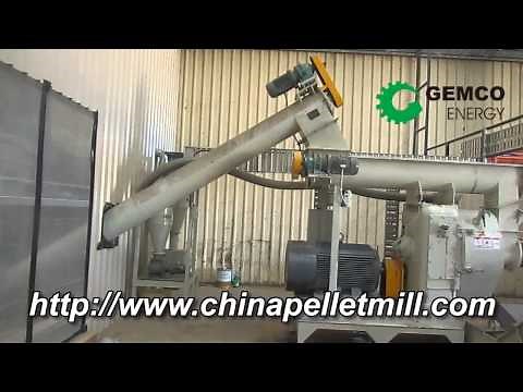 How does a complete pellet plant work to make wood pellets?