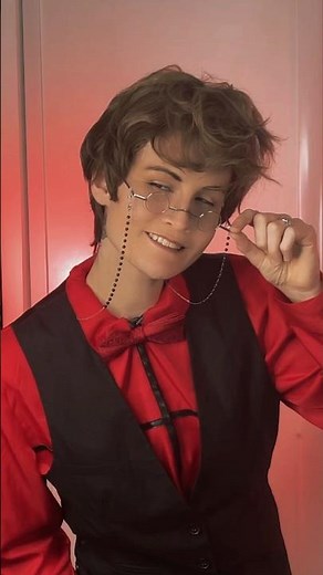 Alastor cosplay in his human form ! #hazbinhotel #cosplay