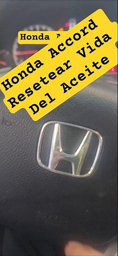 ✅️How to Reset the Maintenance or Service Indicator on a 2004, 2005, 2006, 2007, 2008 Honda Accord
