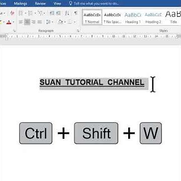 How to Underline Text in MS Word