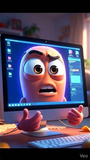 When your computer starts talking and spilling all your secrets #TalkingComputer #FunnyTech #funny