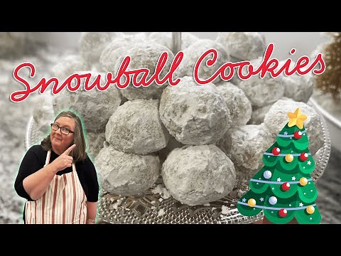 Pecan Snowball Cookies - A Christmas Classic (And EASY To Make!)