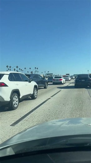 110 Freeway South Rush Hour Traffic in Los Angeles 🚗