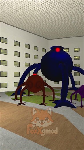 ALL RAINBOW OMNIDROIDS FAMILY CHASED ME IN LIMINAL HOTEL ! Garry`s Mod