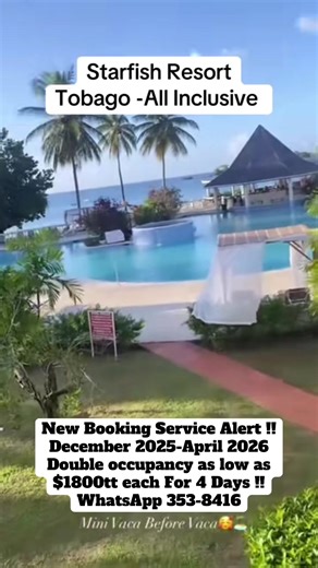 Starfish Tobago All Inclusive Deals Are Available! 🥳🥳 #tobago #vacation #2026 #explore #fyp