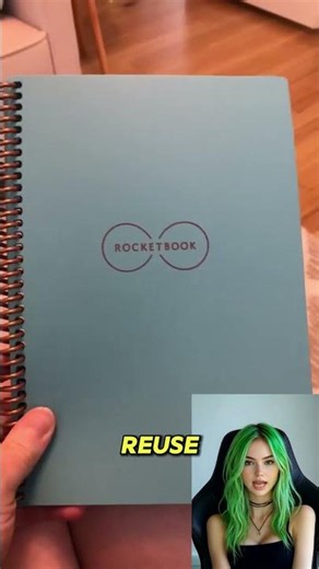 Rocketbook Core Smart Notebook 🚀📓 Reusable Dot Grid Notebook for Work & Study