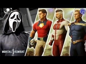 Ghostface Meets Other Guest Characters - Mortal Kombat 1