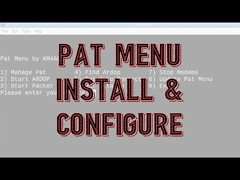 Pat Menu Install & Configure