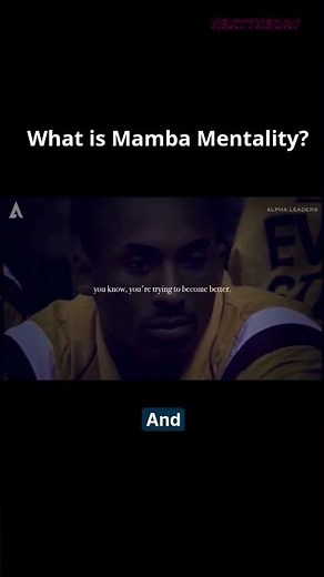 The Real Definition of Mamba Mentality. #discipline #podcast #fyp #kobebryant #mindset #shorts