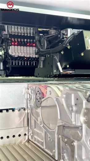Pick & Place process in SMT #makipos #pcba #machine #electronicsassembly #ems #reels #mounter #smt