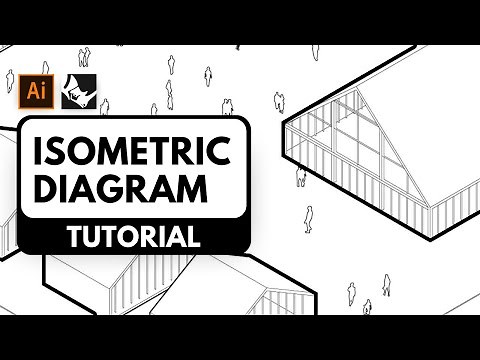 Detailed Illustrator Axo in 7 mins or LESS 😱 using Arch Hive presets | Rhino + Illustrator Tutorial