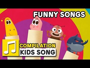 FUNNY SONGS | COMPILATION | Nursery Rhymes | LARVA KIDS Songs for Children