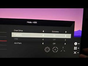 Acer VG270p - Enabling Freesync with Overdrive Extreme
