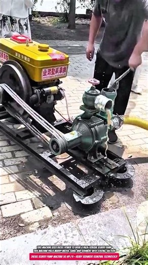 Diesel Slurry Pump Machine 50 m³/h – Heavy Sediment Removal Technology
