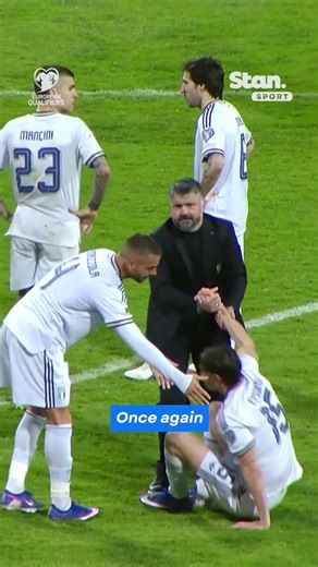 Italy miss out on a 𝐭𝐡𝐢𝐫𝐝 𝐬𝐭𝐫𝐚𝐢𝐠𝐡𝐭 World Cup 😓 Disaster for FOUR-TIME World Champions #WCQ #Italy