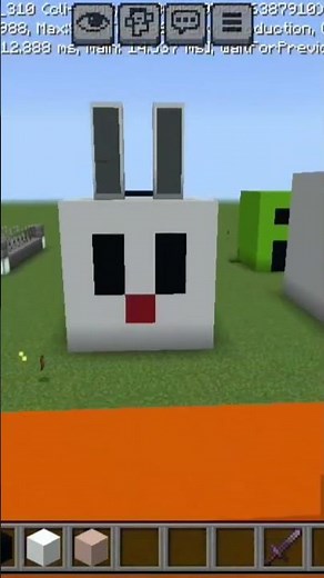 5 Minute Baby Fox Statue in Minecraft! 🦊 #minecraftbuild #minecraft #mctutorial