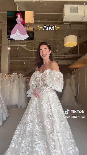 In honor of @Allure Bridals dropping their 2026 Disney collection, here’s my favorite video I’ve created #disneywedding #disneyweddingdress #weddingdress #bridaltiktok #weddingtok