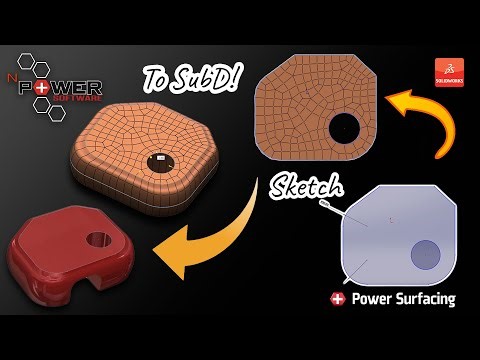Examples For How to Create From Sketch | Power Surfacing | SOLIDWORKS