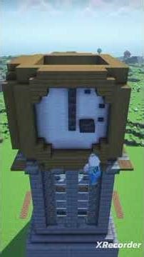 how to#build clock#Tower in# minecraft