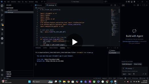 AI Resume Verification ATS Matching System Demo | Alwin Sanjai Z posted on the topic | LinkedIn
