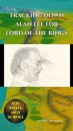 Tracking down Alan Lee for LOTR #lordoftherings #lotr #tolkien #middleearth #behindthescenes